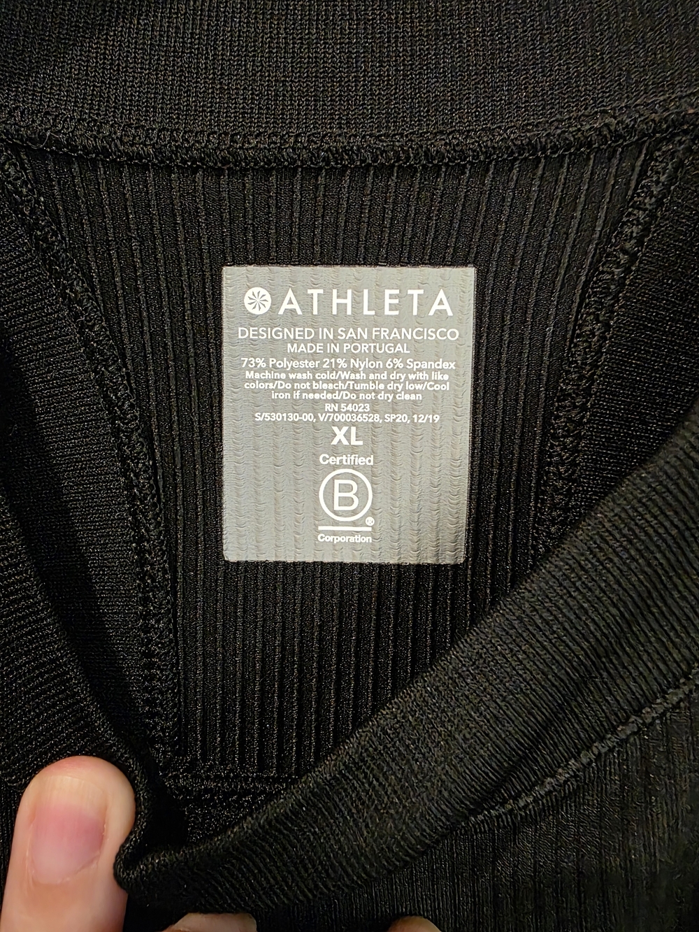 Athleta High Neck Rib Tank - Picture 2 of 3